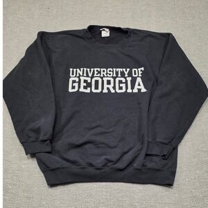Campus Specialties University of Georgia Sweatshirt Men Large Black UGA Pullover